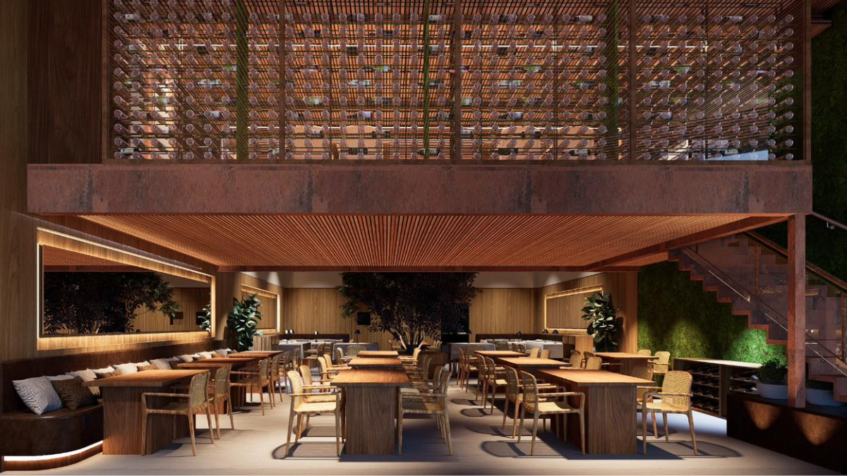projeto de restaurante de luxo