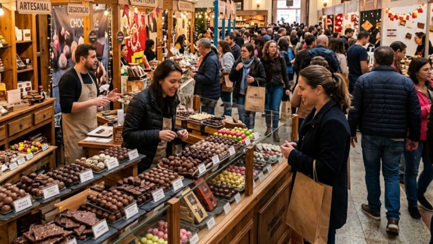 feira de chocolates